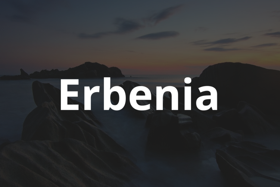 Significado do nome Erbenia