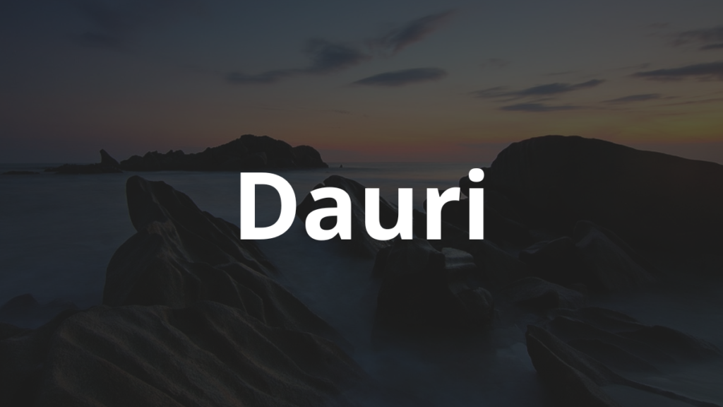 Significado do nome Dauri: História e origem! 1 Significado do nome Dauri