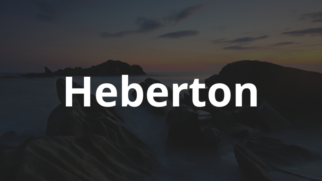 Significado do nome Heberton: História e origem! 1 Significado do nome Heberton