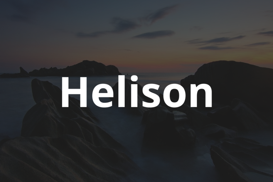 Significado do nome Helison: História e origem! 4 Significado do nome Helison