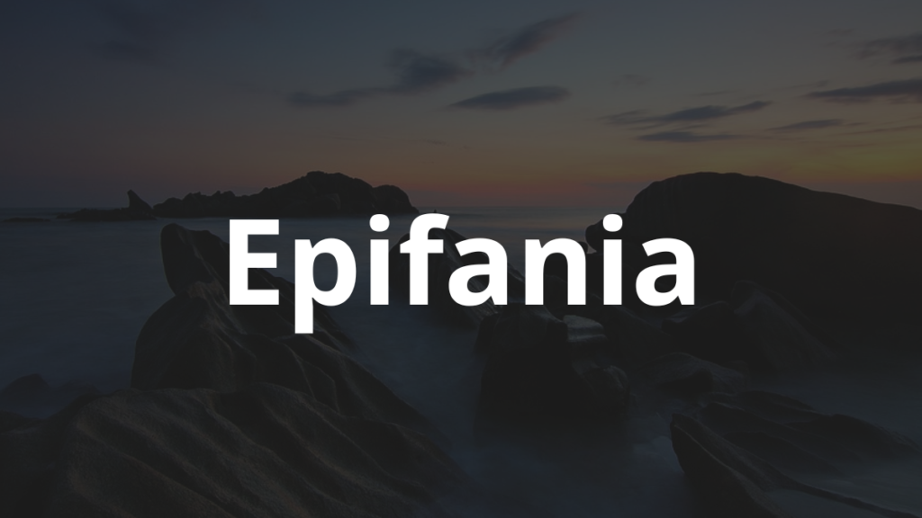 Significado do nome Epifania