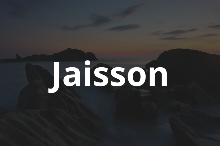 Significado do nome Jaisson