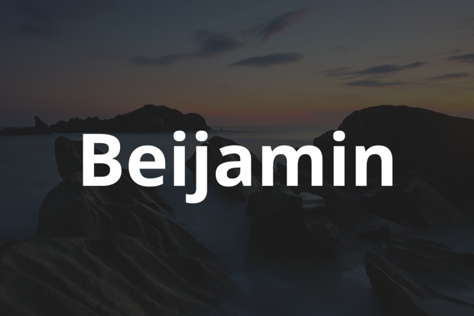 Significado do nome Beijamin