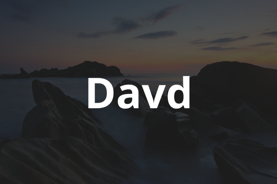 Significado do nome Davd