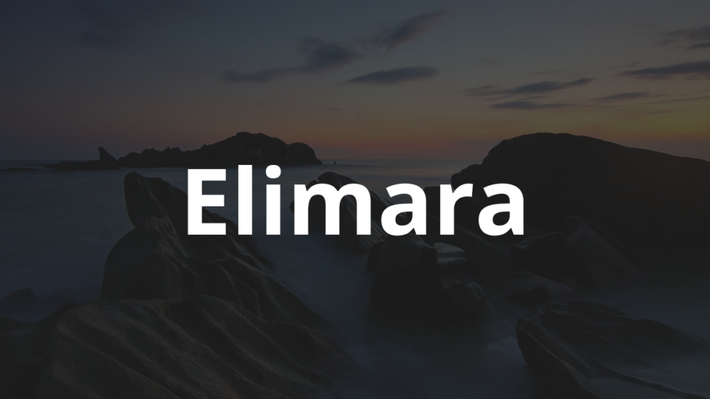 Significado do nome Elimara: História e origem! 1 Significado do nome Elimara