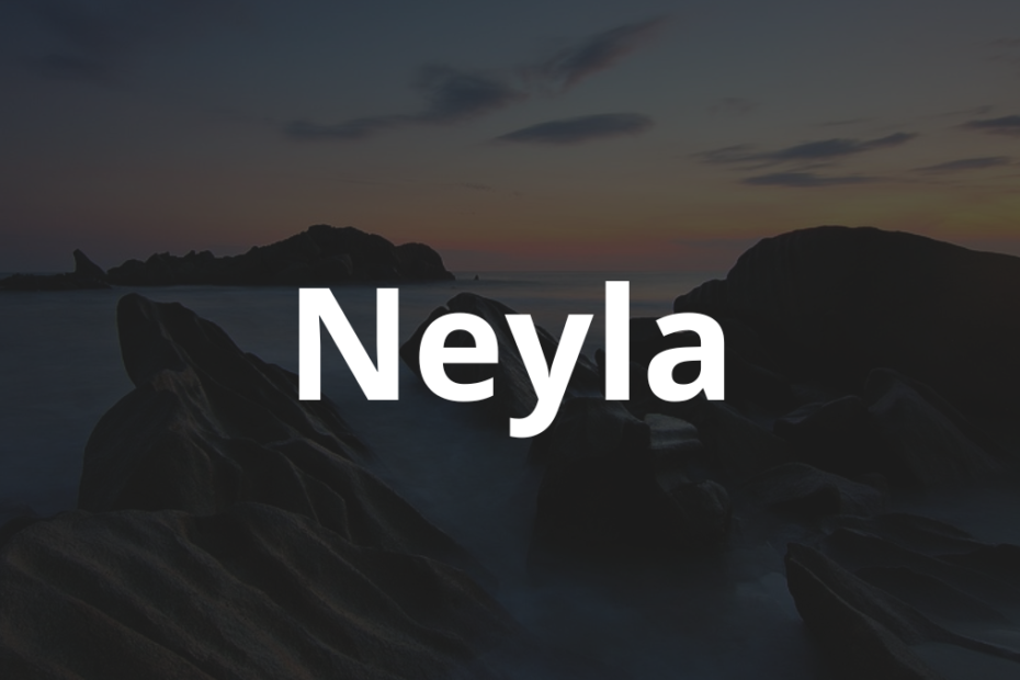 Significado do nome Neyla