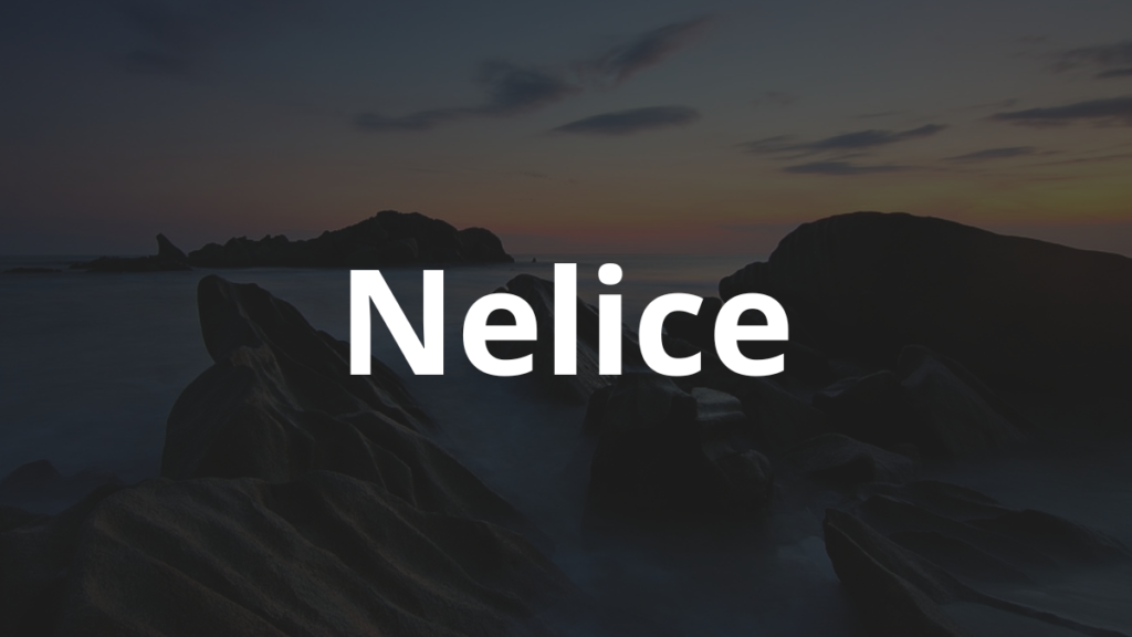 Significado do nome Nelice: História e origem! 1 Significado do nome Nelice