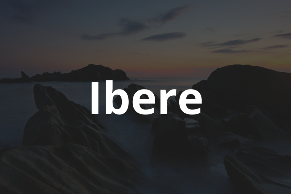 Significado do nome Ibere