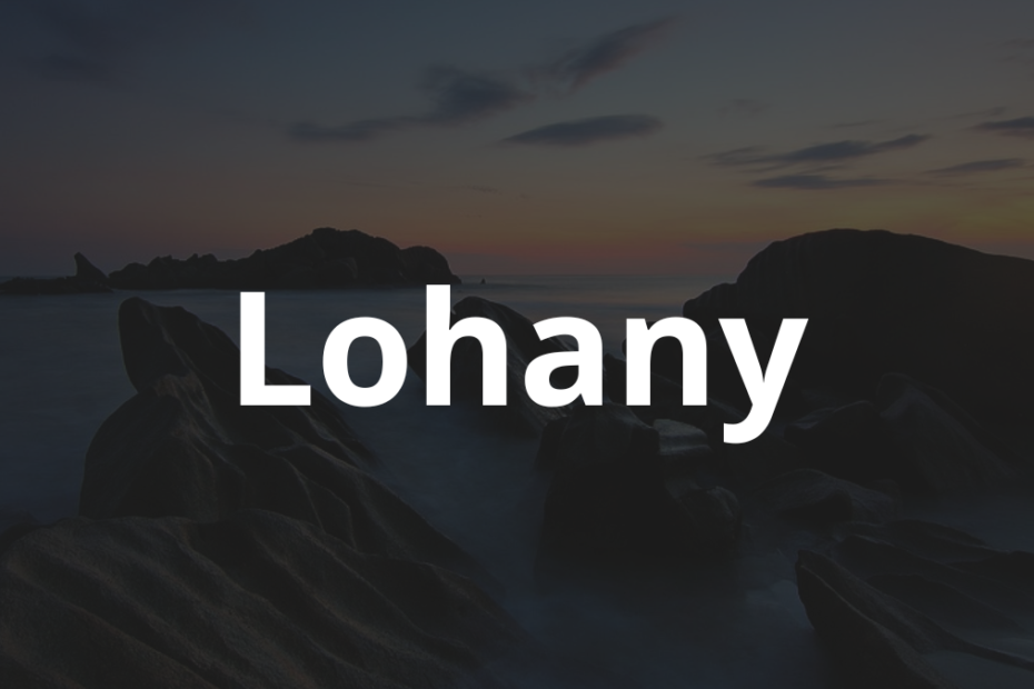Significado do nome Lohany