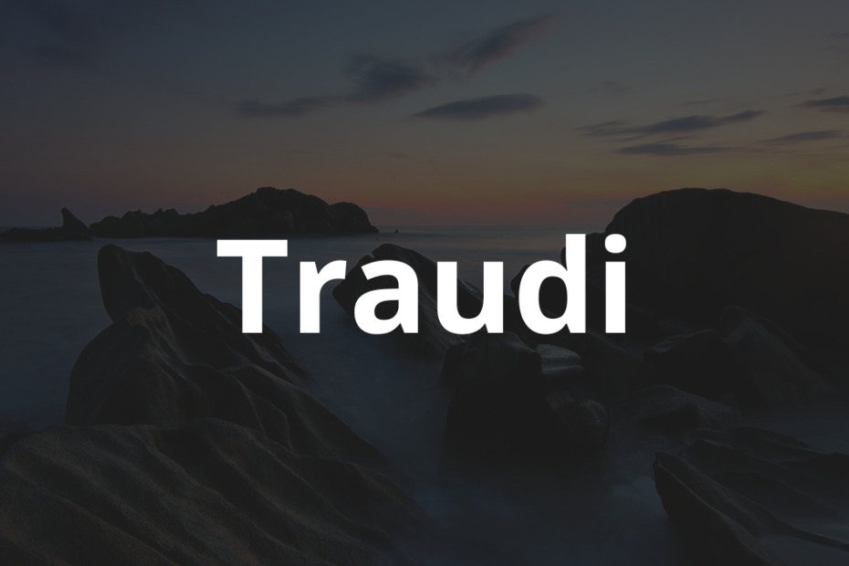 Significado do nome Traudi