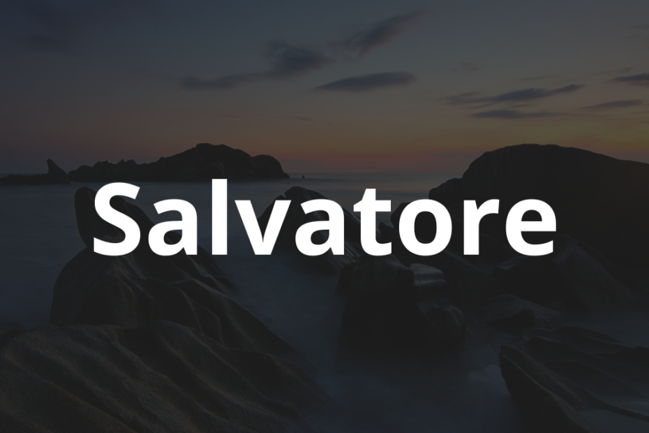 Significado do nome Salvatore