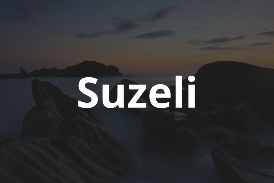 Significado do nome Suzeli
