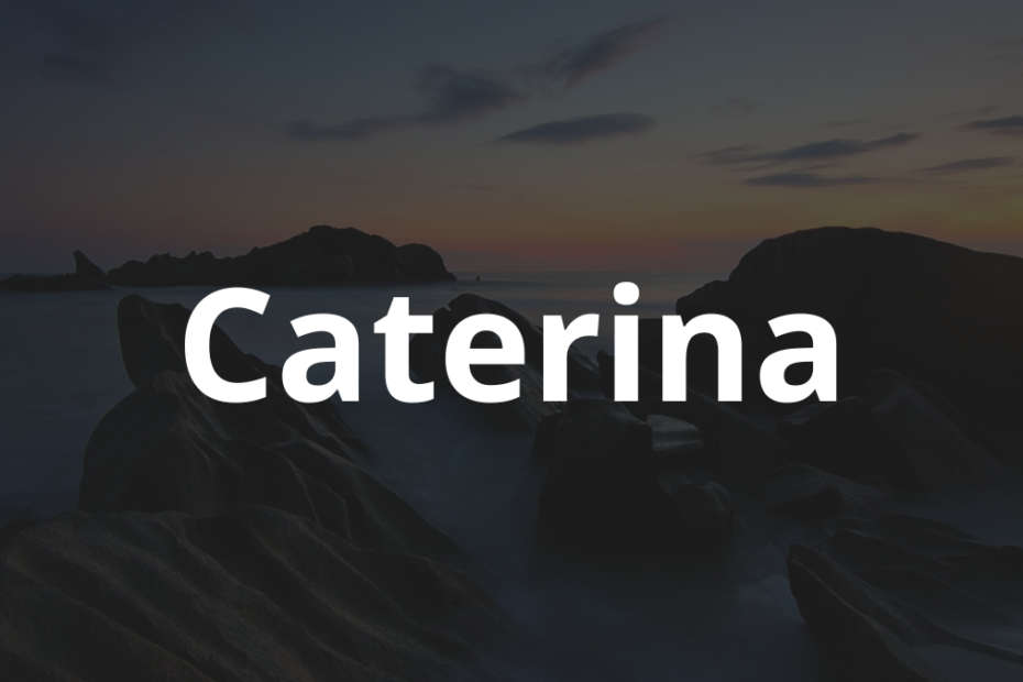 Significado do nome Caterina