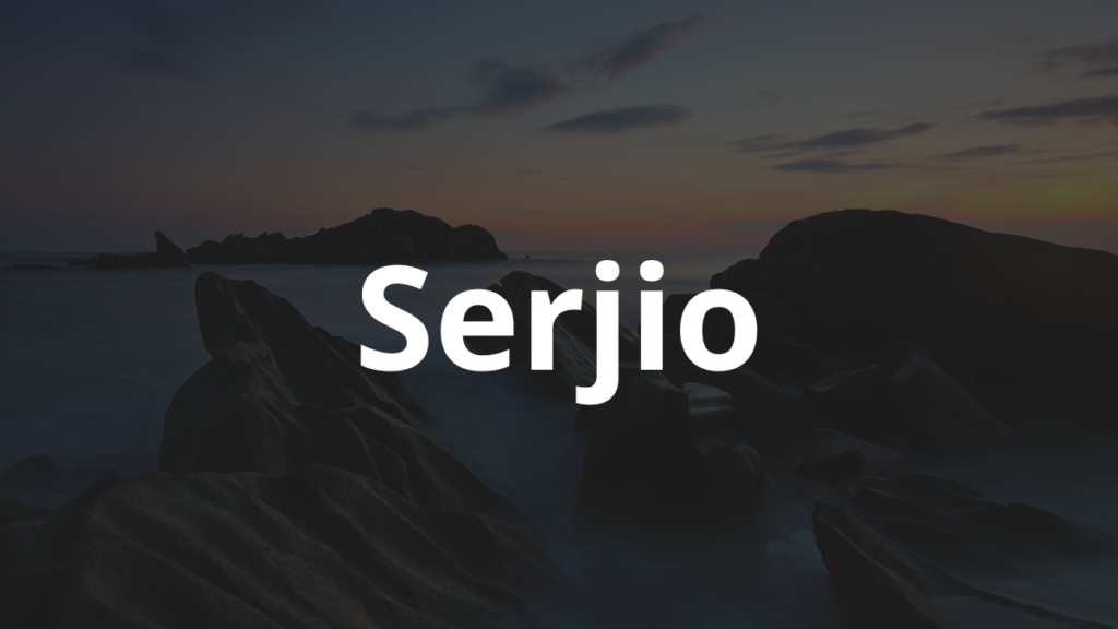 Significado do nome Serjio