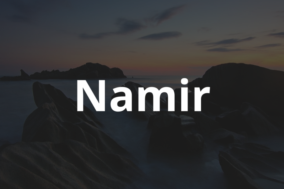 Significado do nome Namir