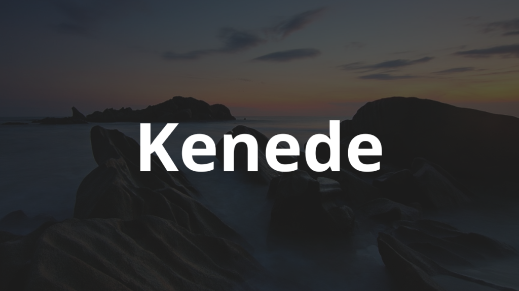 Significado do nome Kenede: História e origem! 1 Significado do nome Kenede