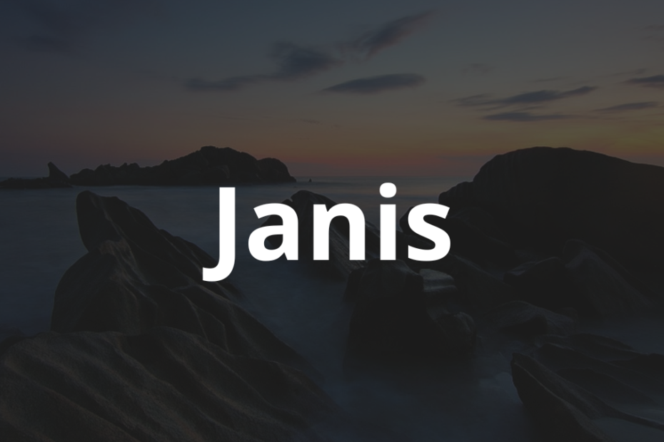 Significado do nome Janis