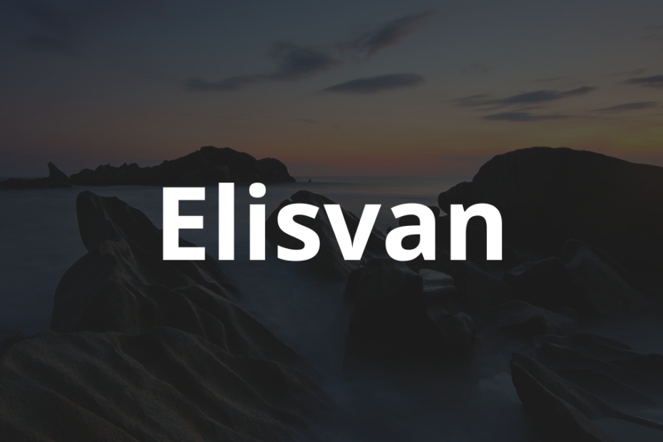 Significado do nome Elisvan