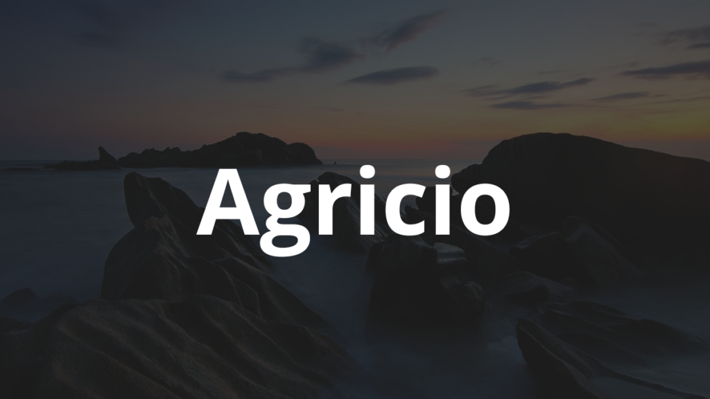 Significado do nome Agricio