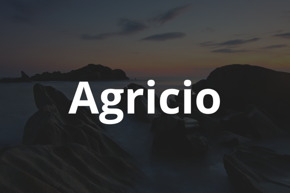 Significado do nome Agricio