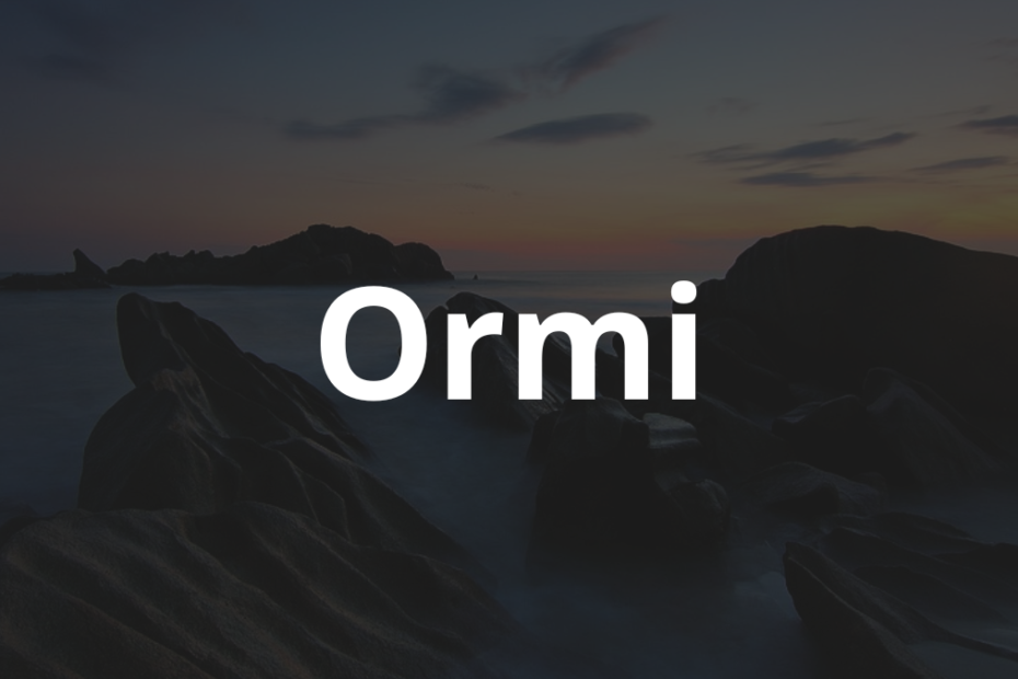 Significado do nome Ormi
