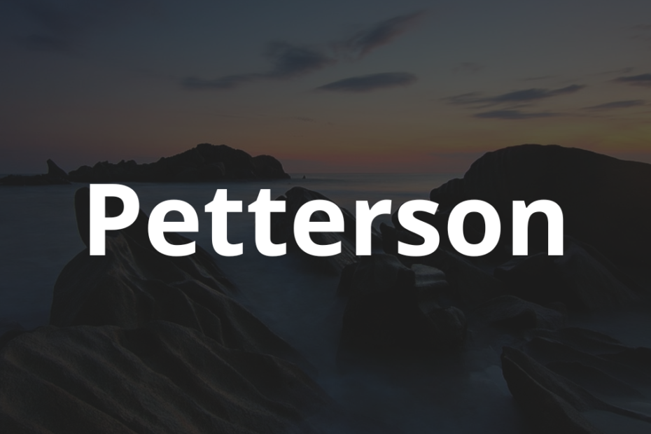 Significado do nome Petterson