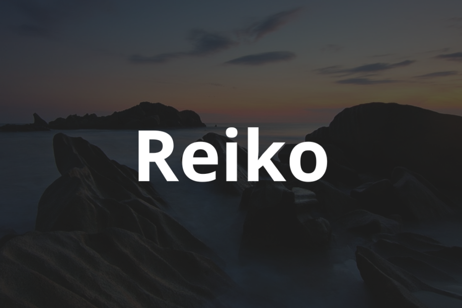 Significado do nome Reiko