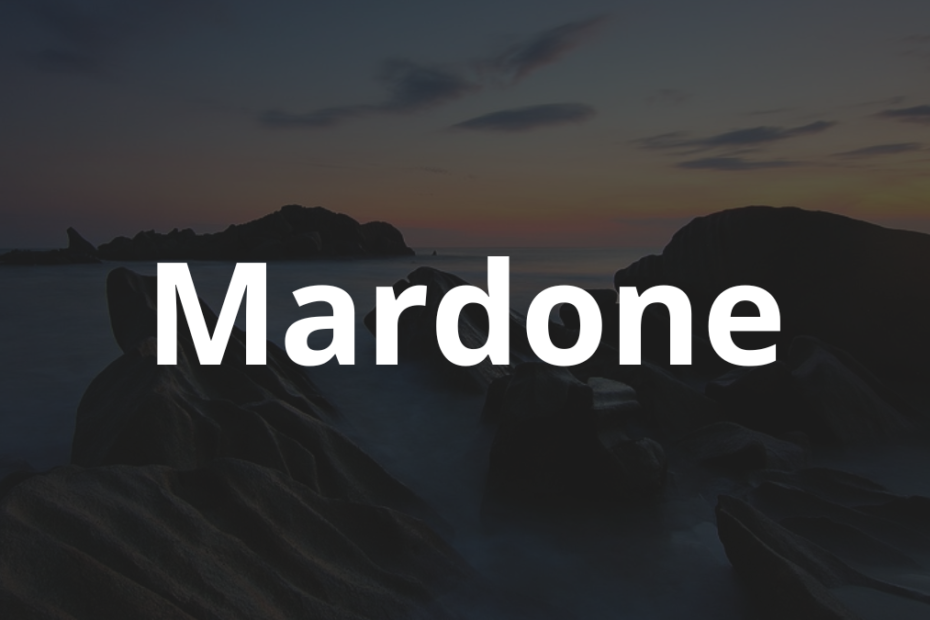 Significado do nome Mardone