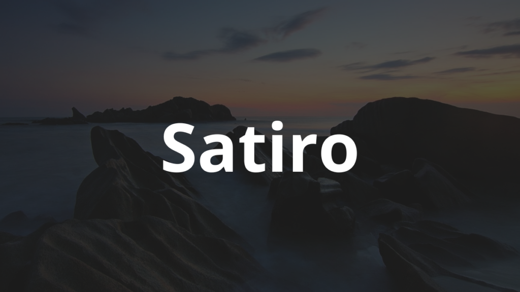 Significado do nome Satiro