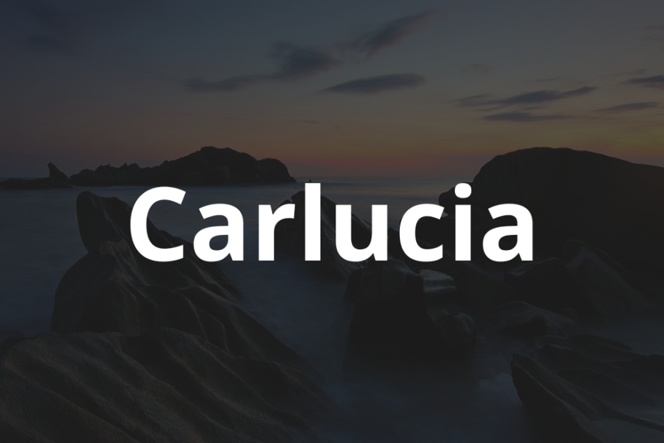 Significado do nome Carlucia