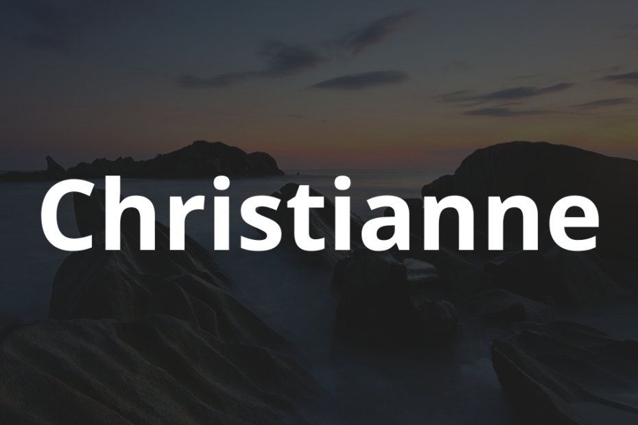 Significado do nome Christianne