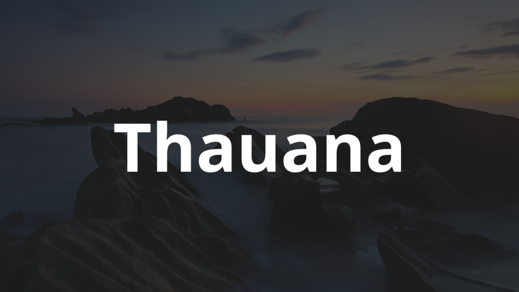 Significado do nome Thauana