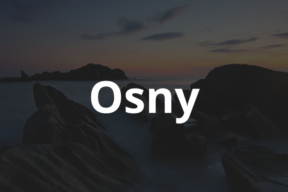 Significado do nome Osny