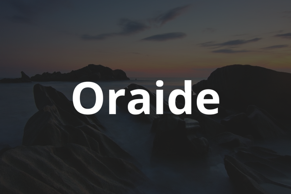 Significado do nome Oraide