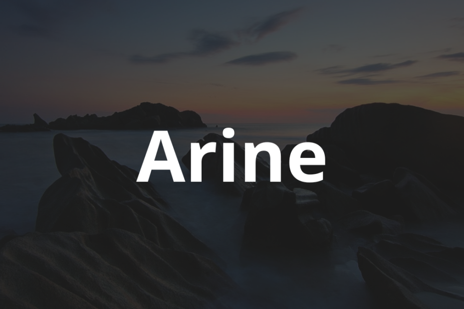 Significado do nome Arine