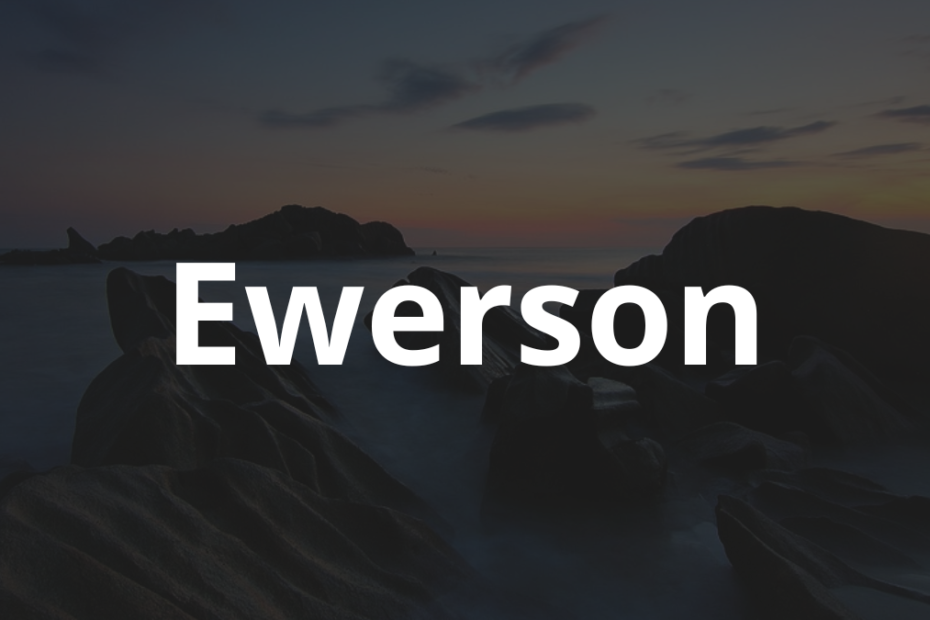 Significado do nome Ewerson