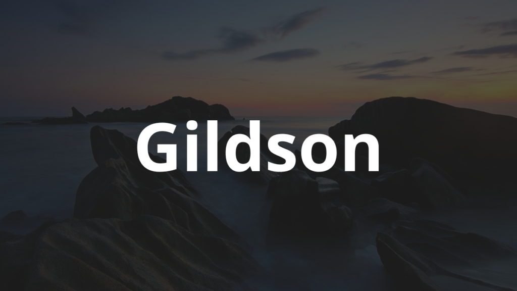 Significado do nome Gildson
