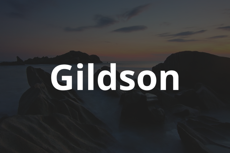 Significado do nome Gildson