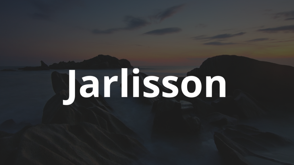 Significado do nome Jarlisson