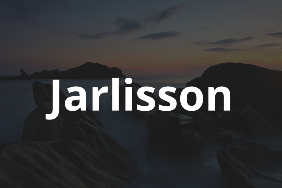 Significado do nome Jarlisson
