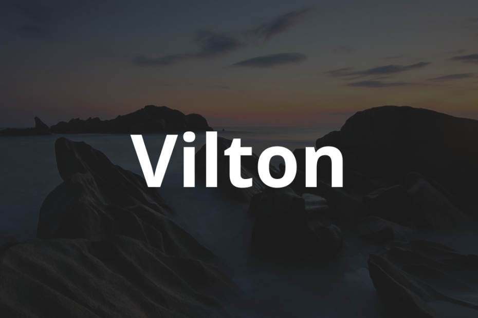 Significado do nome Vilton