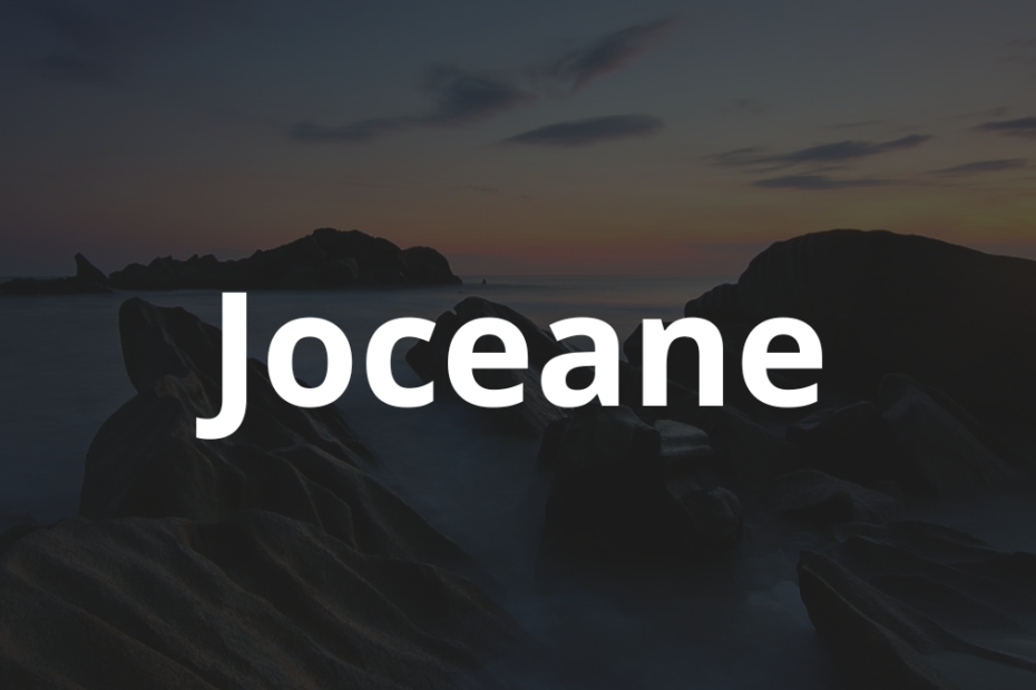 Significado do nome Joceane