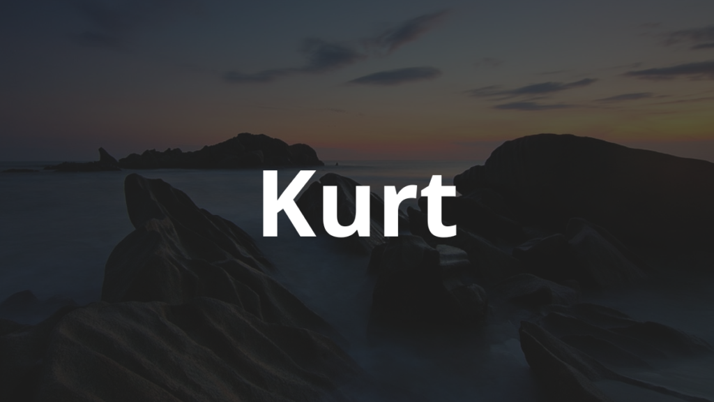 Significado do nome Kurt