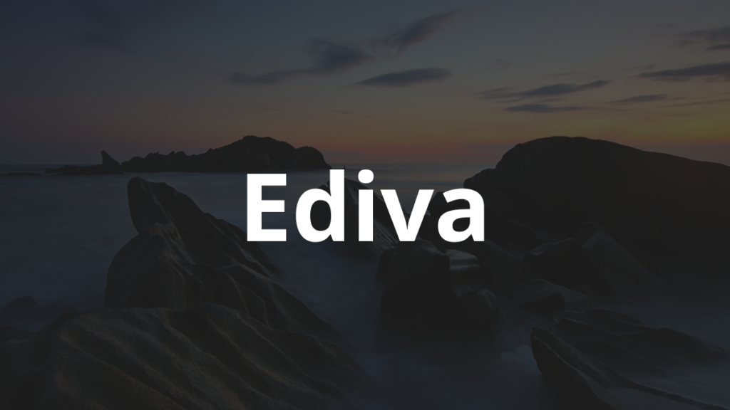 Significado do nome Ediva