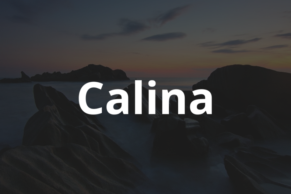 Significado do nome Calina