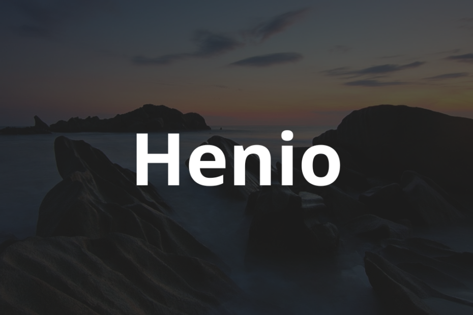 Significado do nome Henio