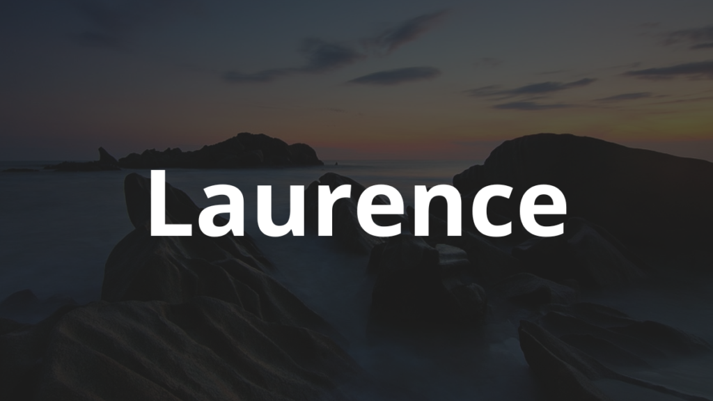 Significado do nome Laurence