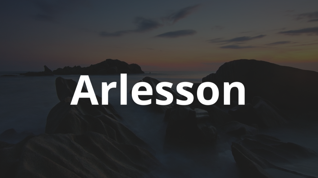 Significado do nome Arlesson: História e origem! 1 Significado do nome Arlesson