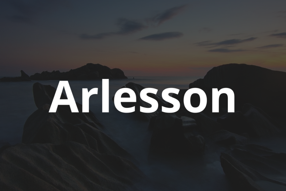 Significado do nome Arlesson