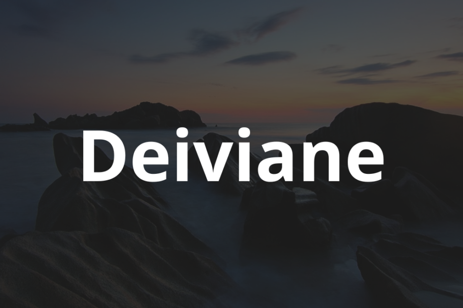 Significado do nome Deiviane